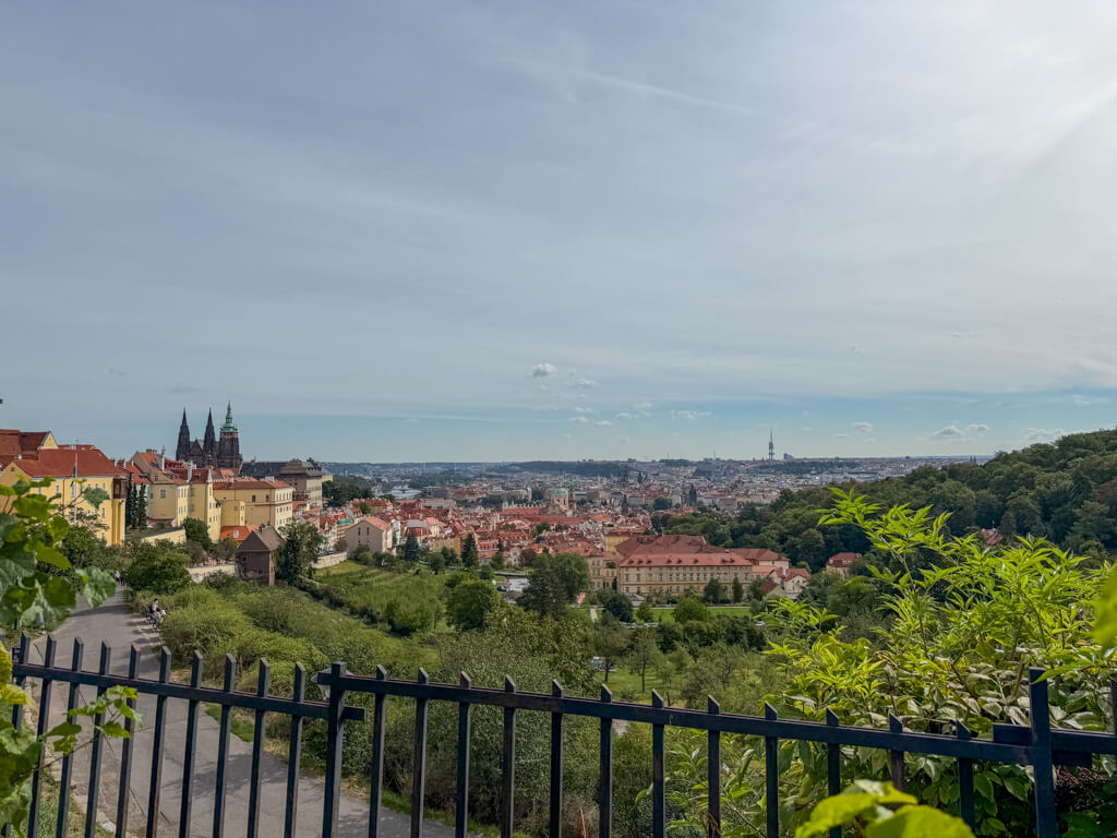 view from behind strahov monastery prague czech republic _ laughtraveleat