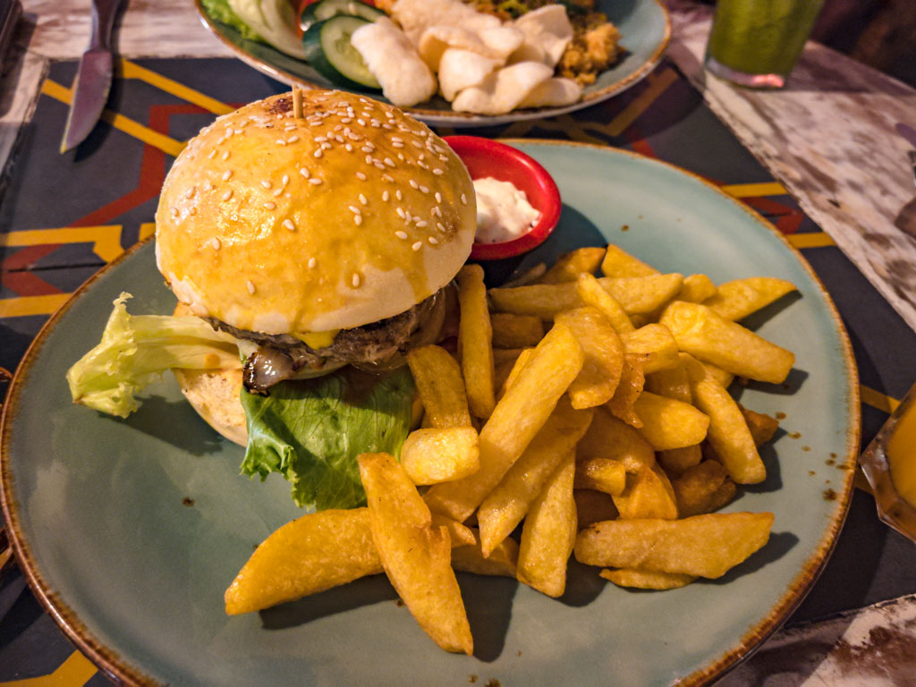 burger Jali resort and restaurant gili trawangan lombok indonesia - laugh travel eat