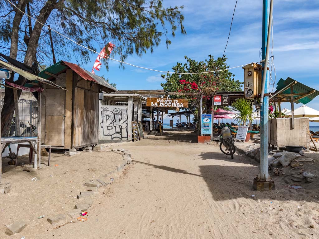 la moomba and northern point of gili trawangan lombok indonesia - laugh travel eat