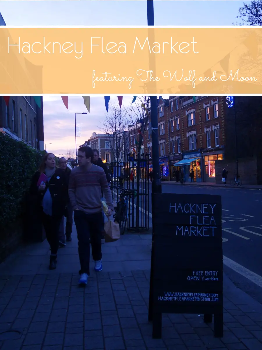 Twilight view of Hackney Flea Market| Laugh Travel Eat
