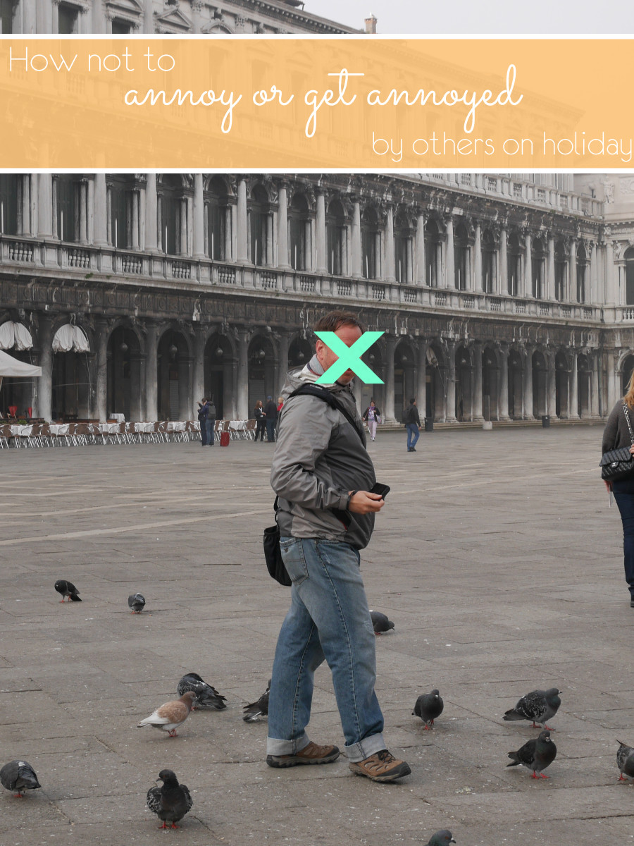 a tourist annoyed at us for accidentally getting in his picture and seek revenge | Laugh Travel Eat