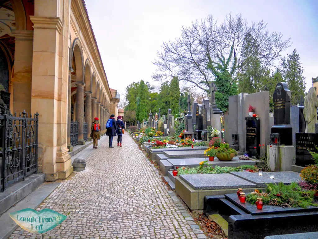 Inside Vyshrad cementary Prague Czech Republic Europe - laugh travel eat