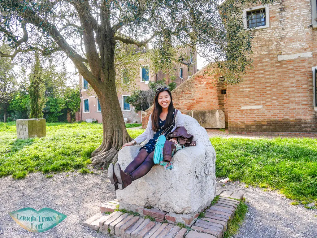 attila's throne torcello three island tour Venice Italy - laugh travel eat