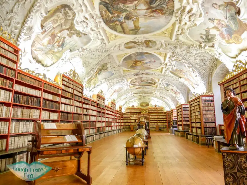 clear theological Hall Strahovs Library Prague Czech Republic Europe - laugh travel eat