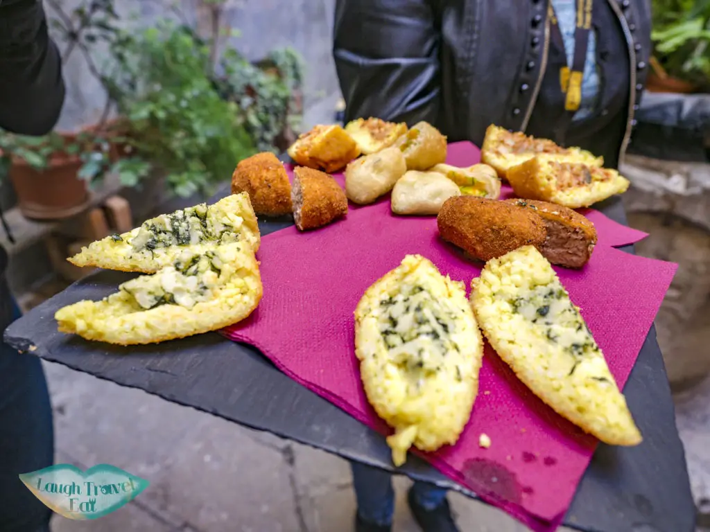 proseco and cicchetti second stop the tour guide food tour venice italy - laugh travel eat-3