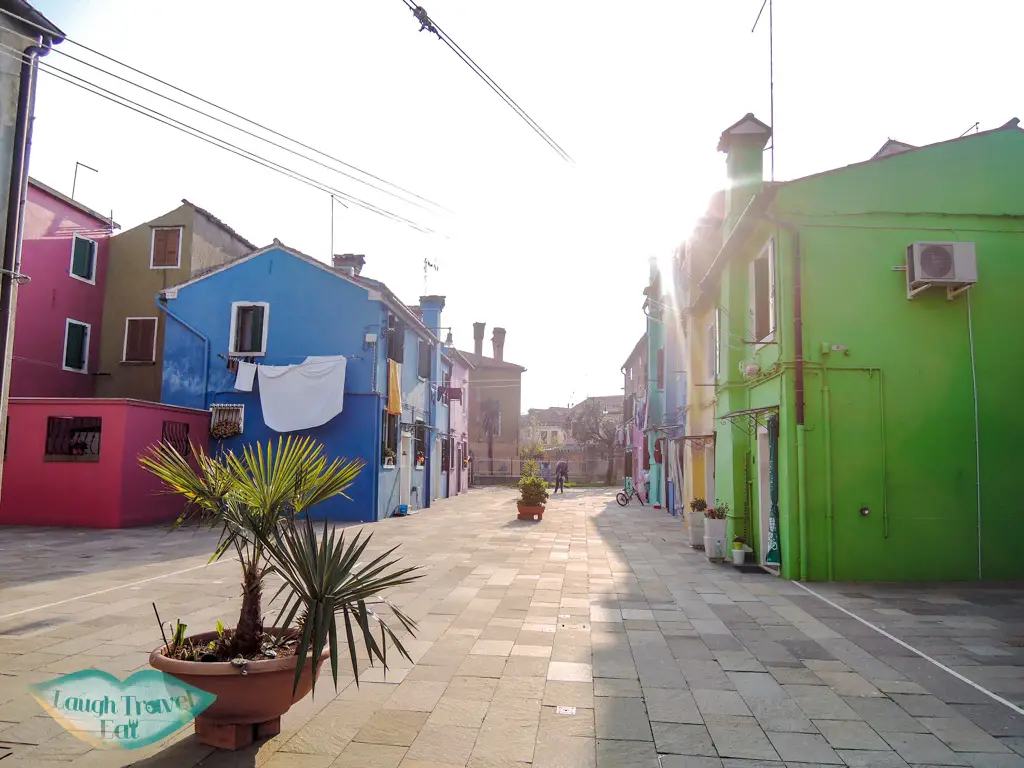 quiet street murano three island tour Venice Italy - laugh travel eat