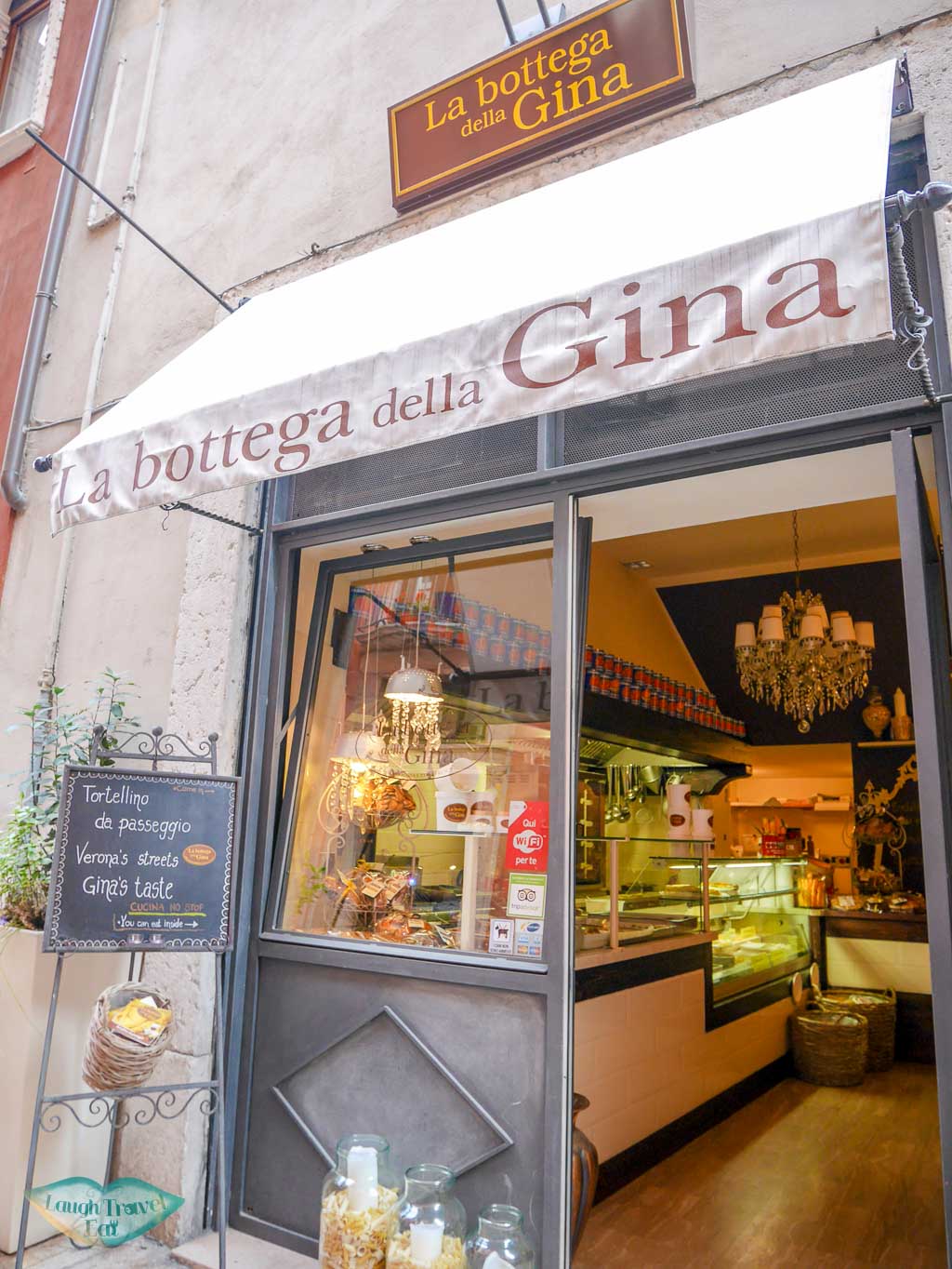 a bottega della gina verona italy | Laugh Travel Eat