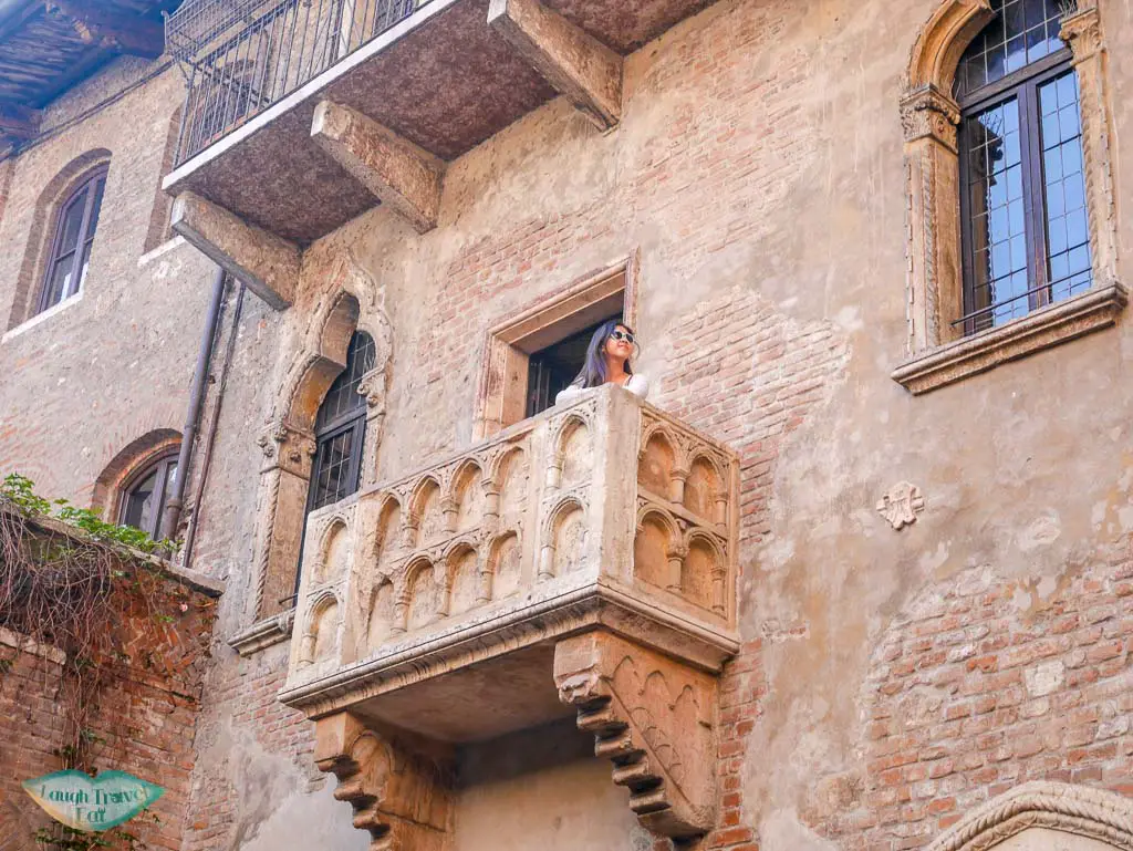 casa di giulietta me on balcony verona italy