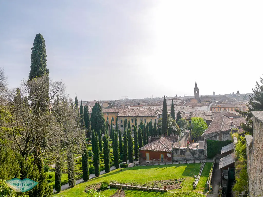 grounds of giardino giusti verona italy