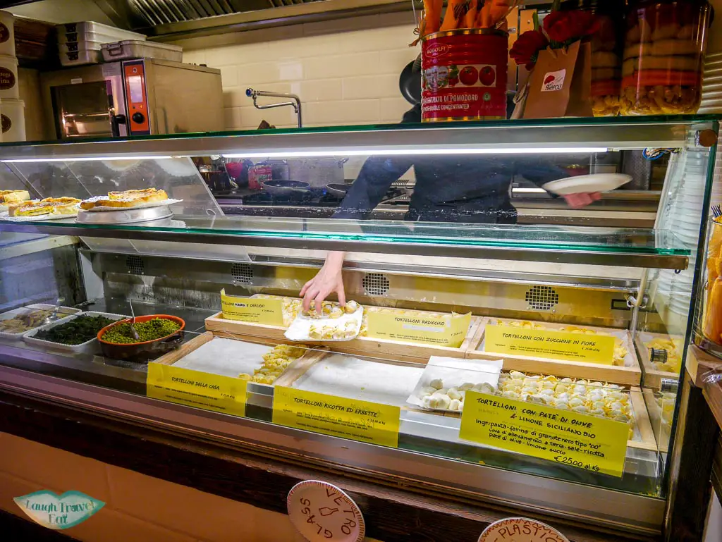 raviolis at a bottega della gina verona italy | Laugh Travel Eat
