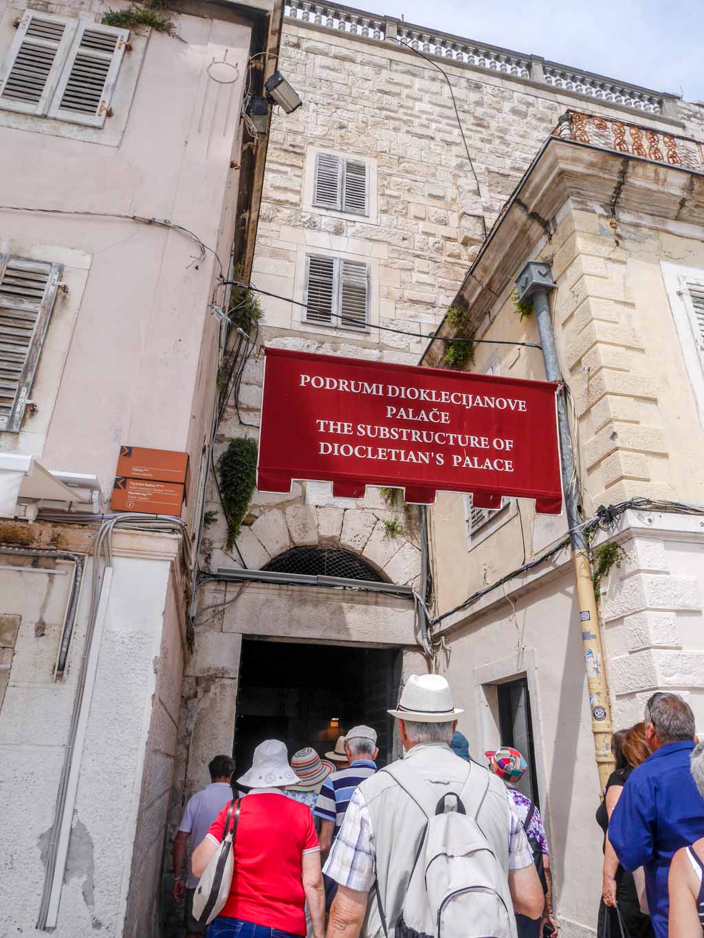 brass gate diocletian's palace split croatia