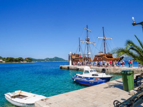 kolocep island bay elaphiti island croatia