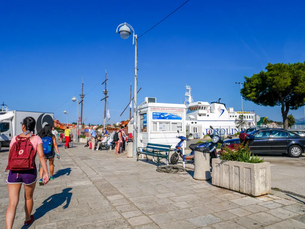 port cruz ticket to mljet station dubrovnik croatia