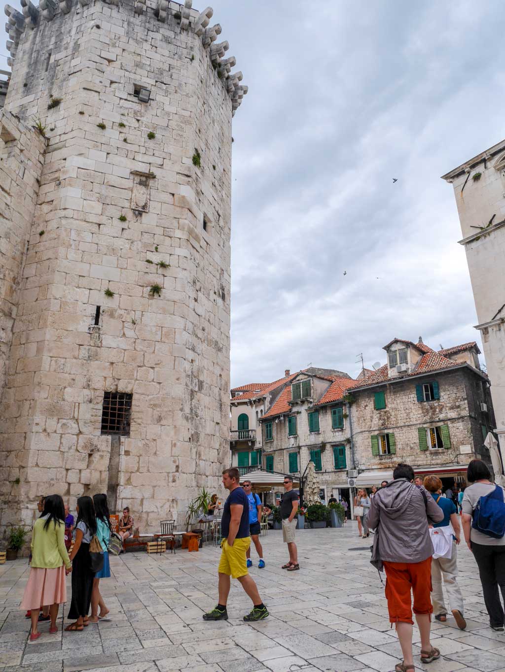 the fruit square diocletian's palace split croatia