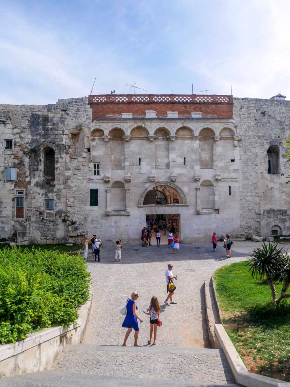 the golden gate diocletian's palace split croatia