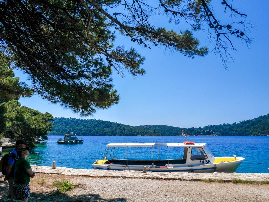 tourist boats for st mary island included in ticket price mljet national park croatia