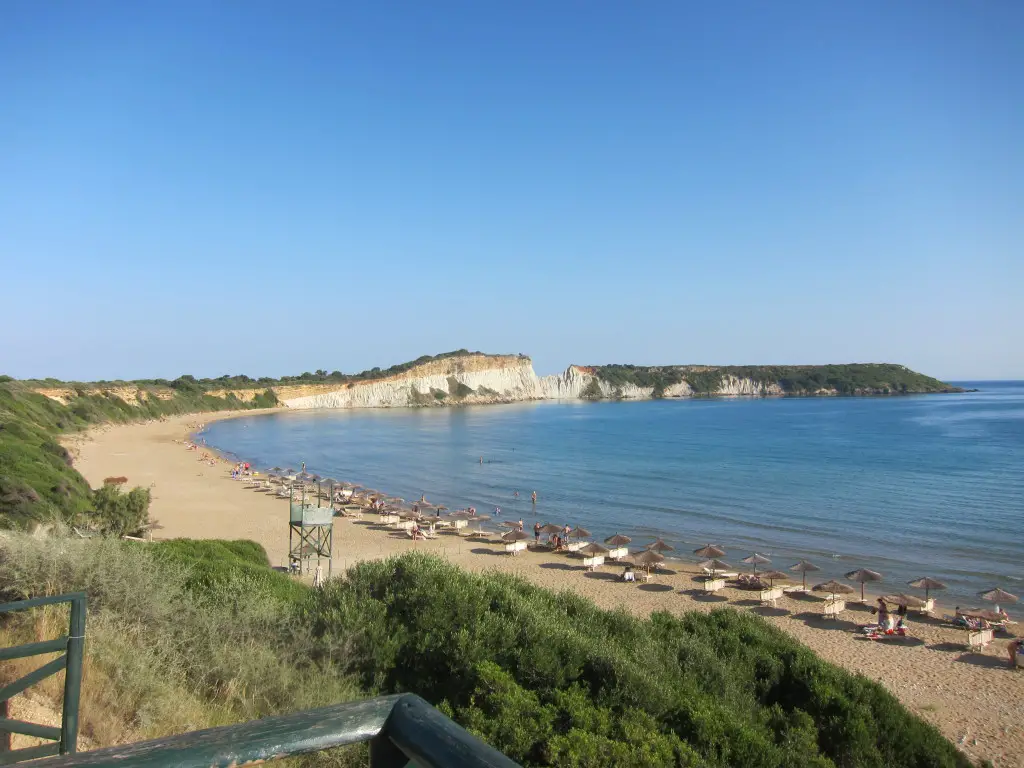Gerakas Beach, Zaknythos, Grecee