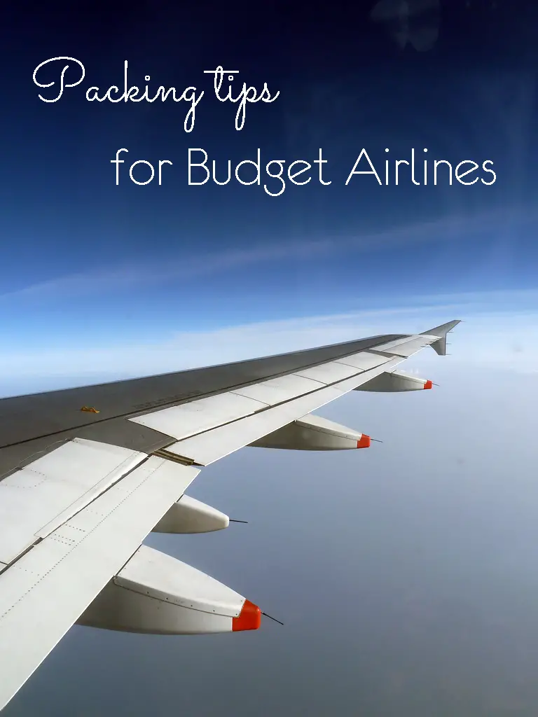 The Ultimate guide to packing for budget airline flights. Learn how to beat the hand luggage restrictions by airlines like Ryanair and Easyjet.