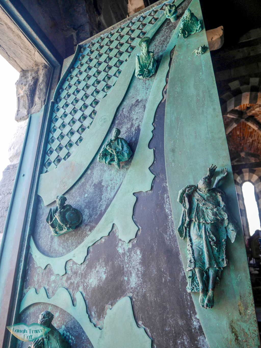 church of st peter bronze door portovenere liguria italy | Laugh Travel Eat
