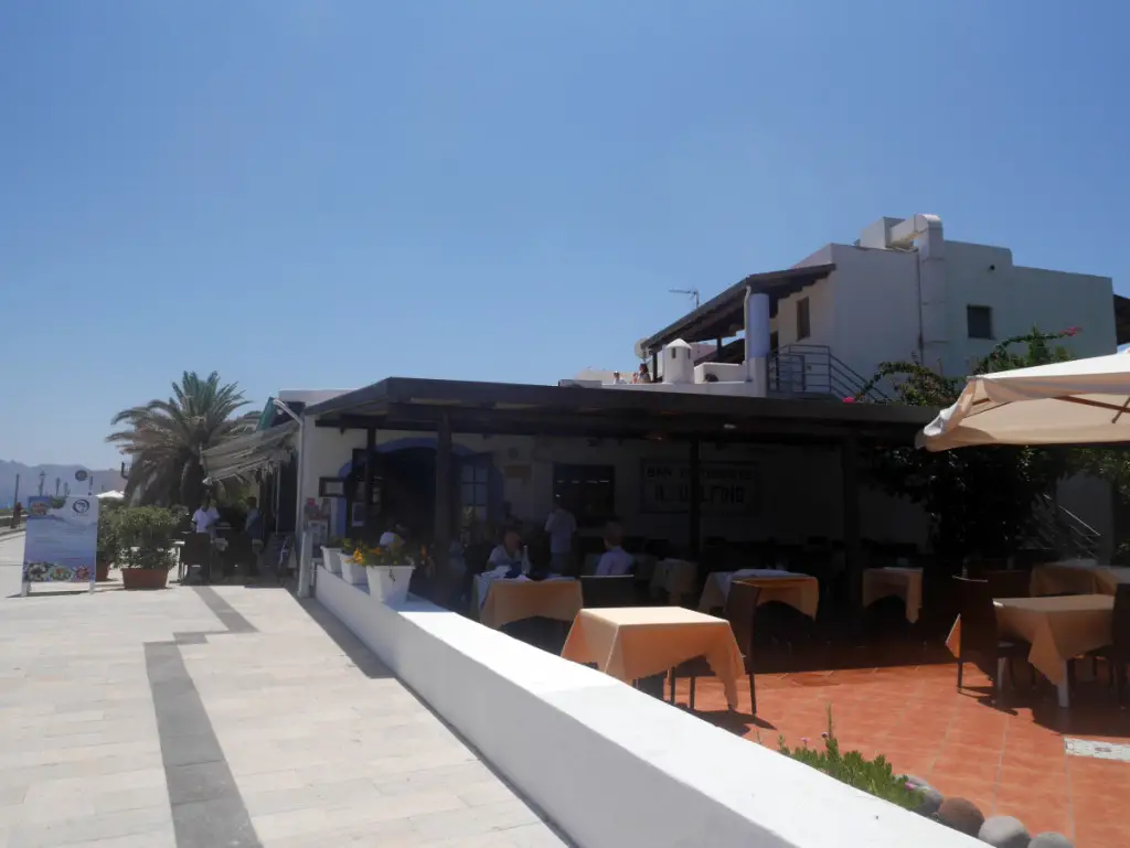 Delfino Restaurant, Salina, Aeolian Islands