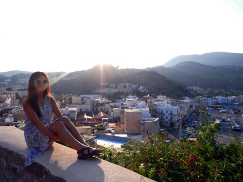 View of Lipari from a hill, Aeolian Islands, Sicily, Italy| Laugh Travel Eat