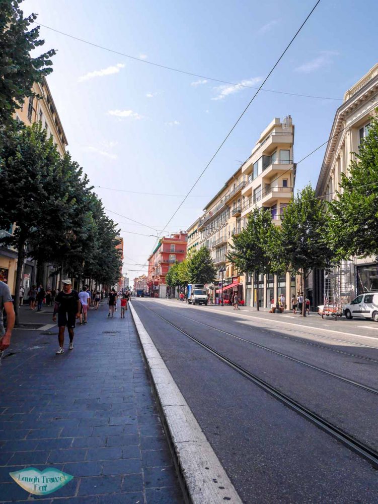 avenue jean medecin Nice south of france | Laugh Travel Eat