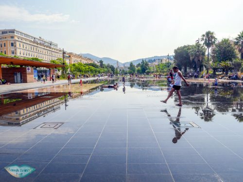miroir d'eau nice south of france | Laugh Travel Eat