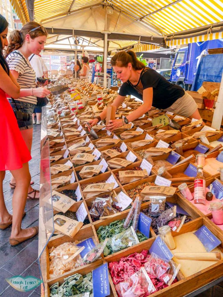 soaps at old town market nice south of france | Laugh Travel Eat