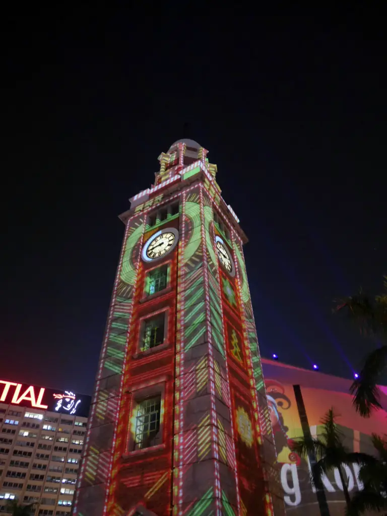 The beautiful Tsim Sha Tsui Clock Tower, Hong Kong
