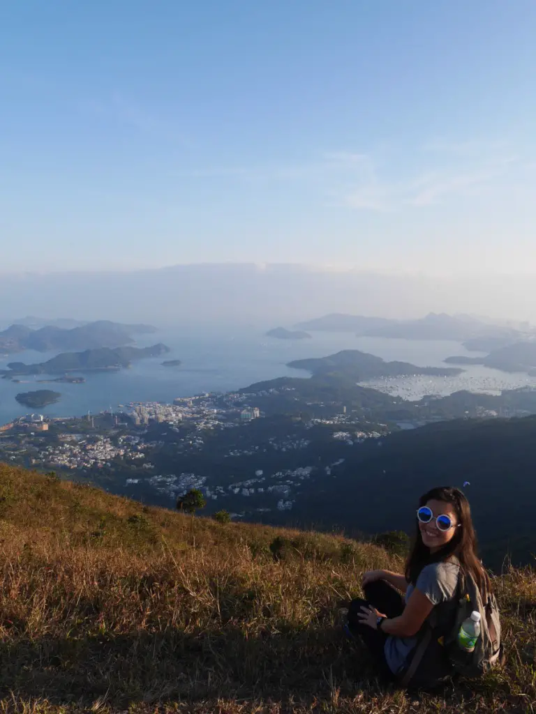 Hiking deep in the mountains next to Ma On Shan, Hong Kong