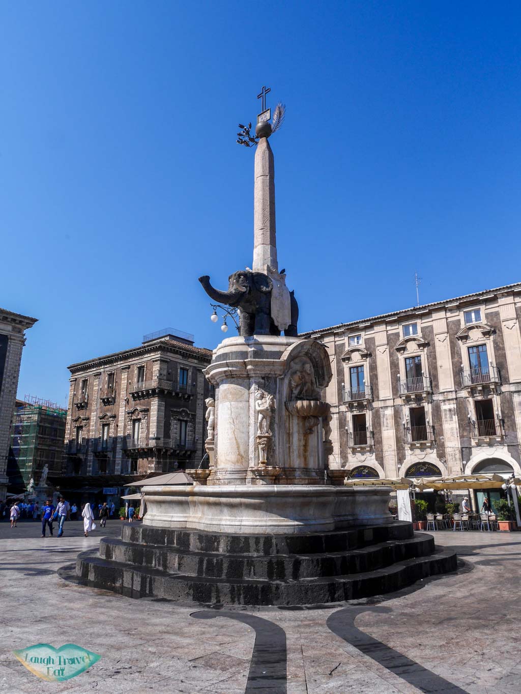 the fontana dell' elephante, the u Liotru, Catania, Sicily, Italy | Laugh Travel Eat