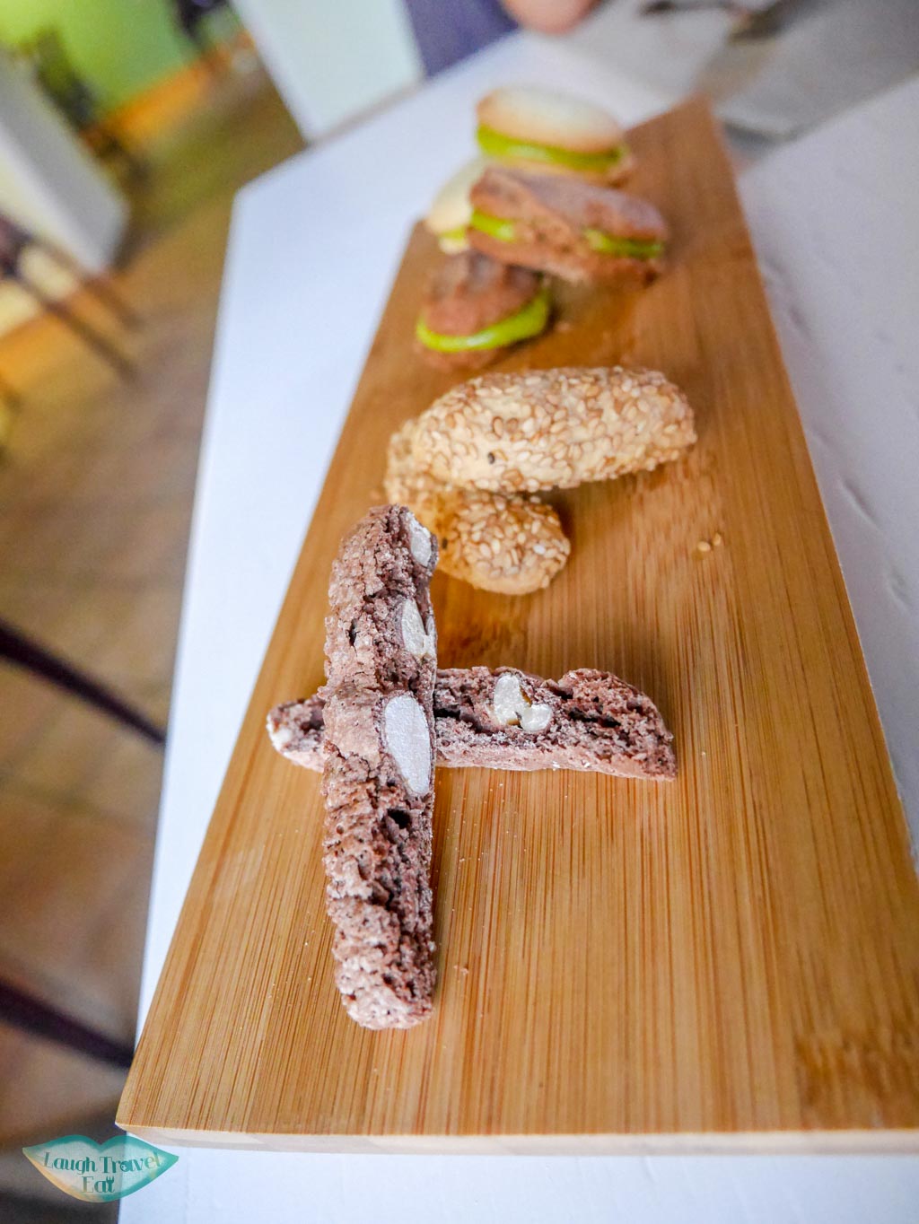 Artistically arranged assorted dessert at FlaM osteria | Laugh Travel Eat