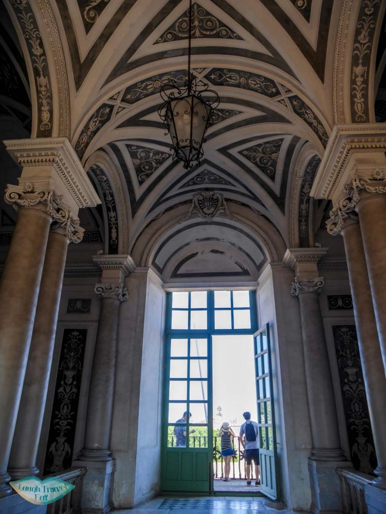 Beautiful ceiling and interior decoration of the Benedictine Monastery | Laugh Travel Eat