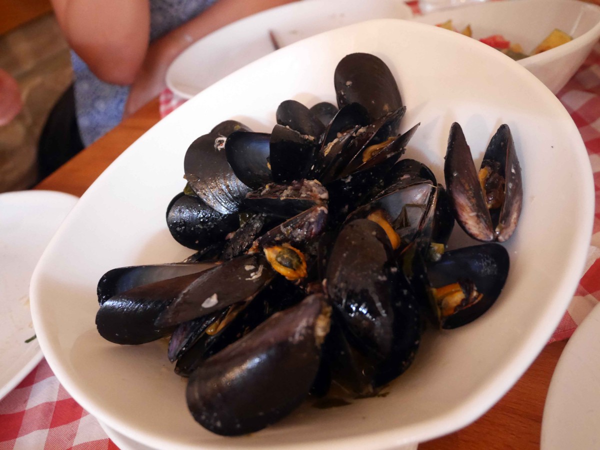 Mussels at Konoba Marja Split, Croatia