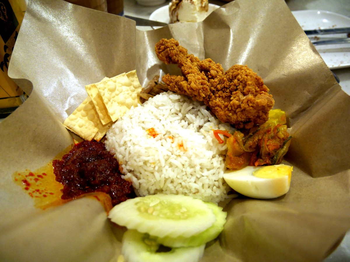Nasi Lemak Penang food, Malaysia
