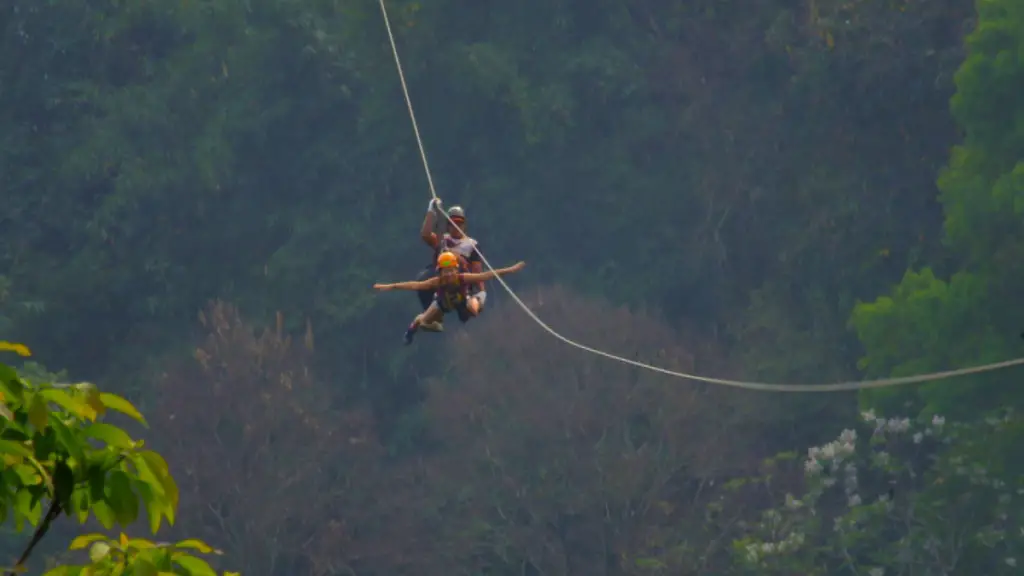 Flying at the 900m long zip line at Skyline Adventure in Chiang Mai | Laugh Travel Eat