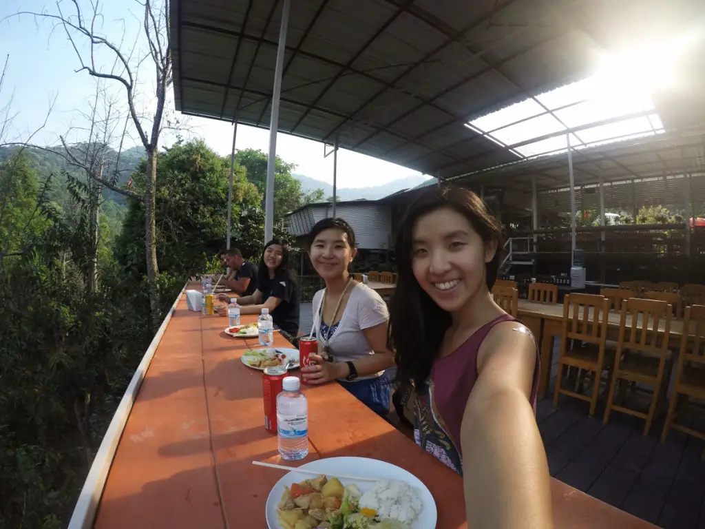 Buffet lunch at Skyline adventure with a view at Chiang Mai | Laugh Travel Eat