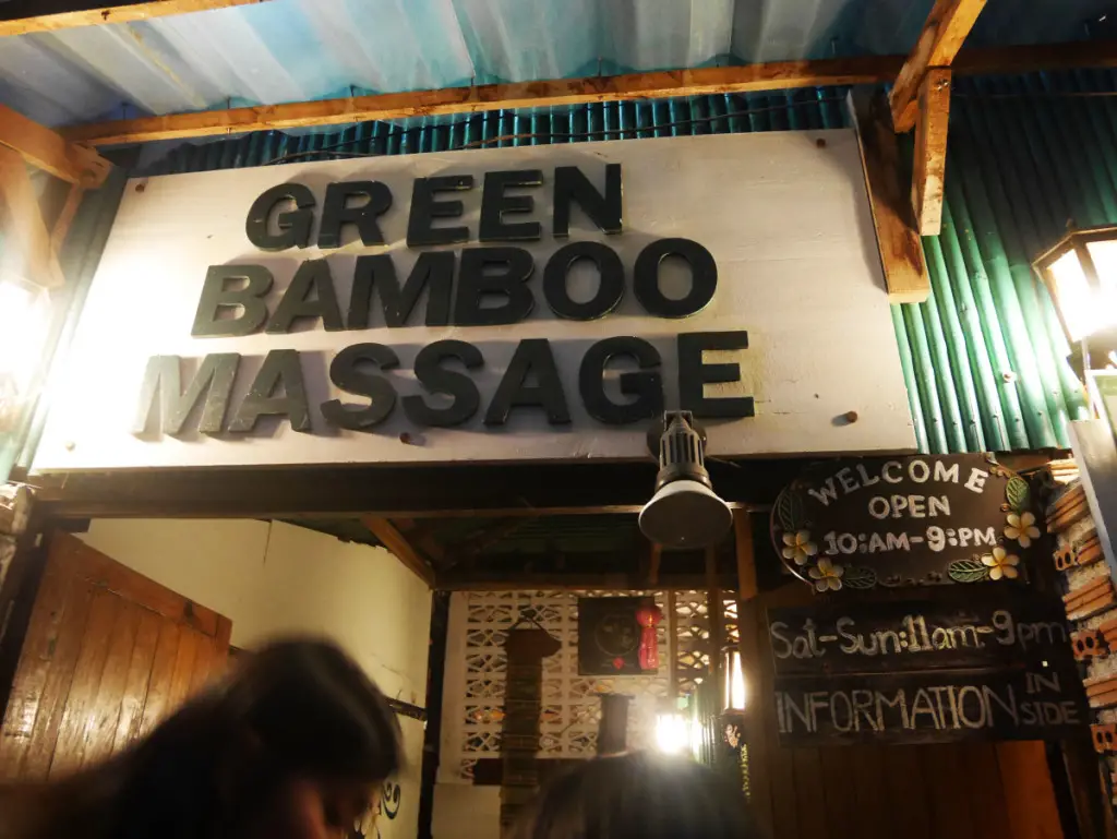 Green Bamboo Massage at Chiang Mai | Laugh Travel Eat