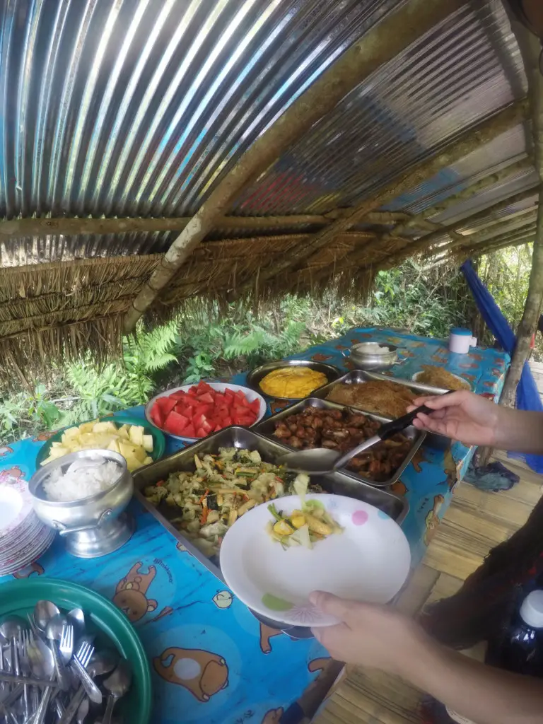 Buffet lunch at Elephant Jungle Santuary | Laugh Travel Eat