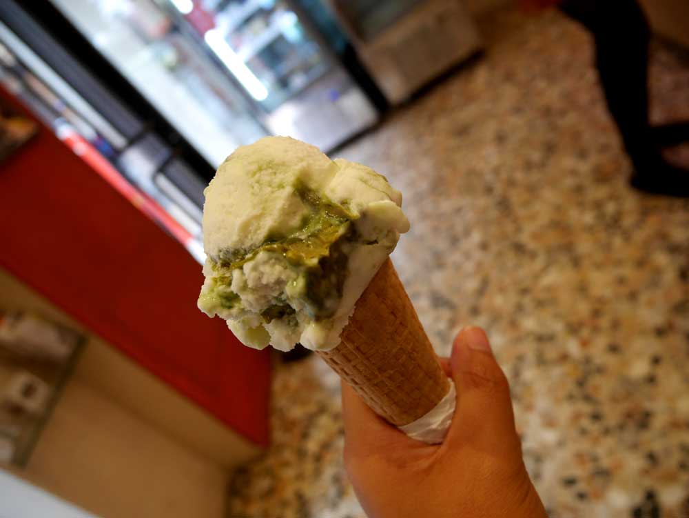 Ice cream at Gelateria Ballini, Verona, Italy | Laugh Travel Eat