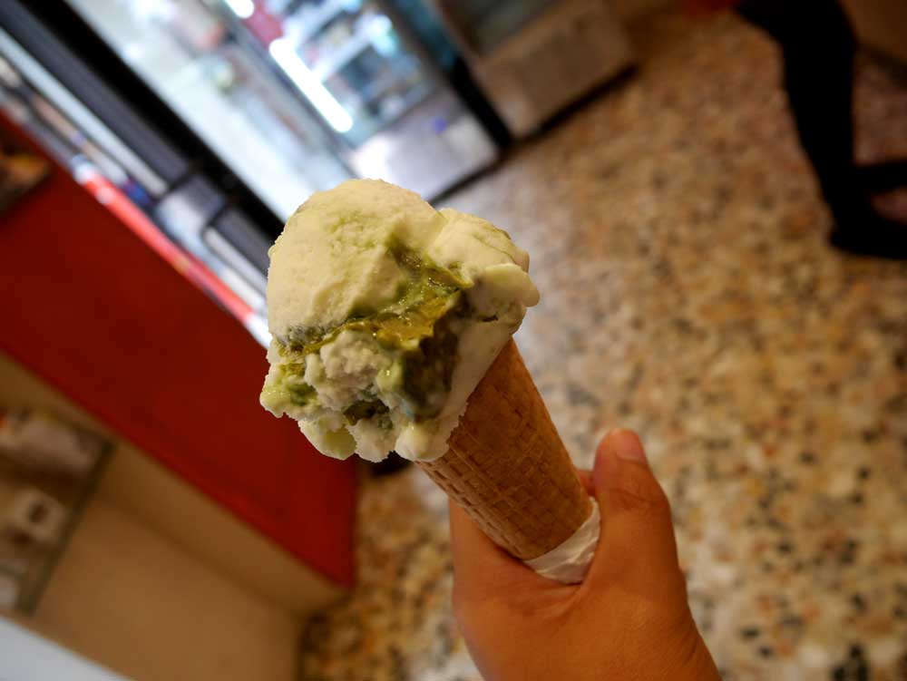 Ice cream at Gelateria Ballini, Verona, Italy | Laugh Travel Eat