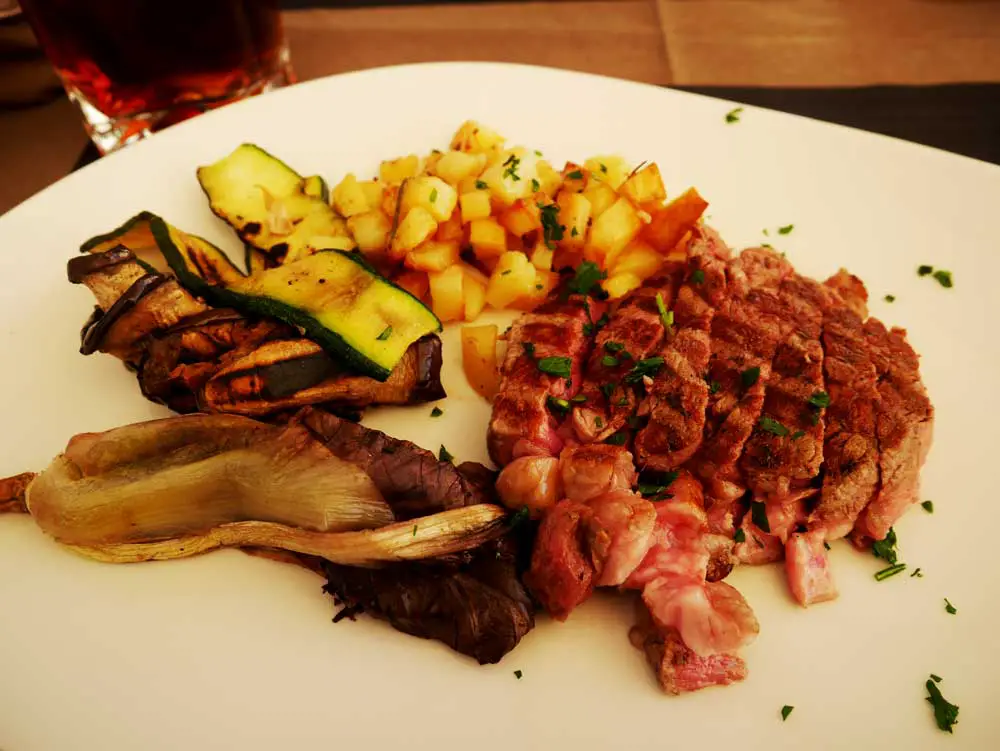 Beef dish at Locando Novana, Verona, Italy | Laugh Travel Eat