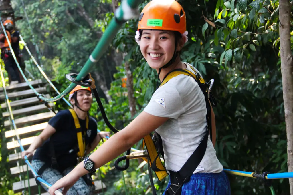 having fun at Skyline Adventure, chiang mai | Laugh Travel Eat