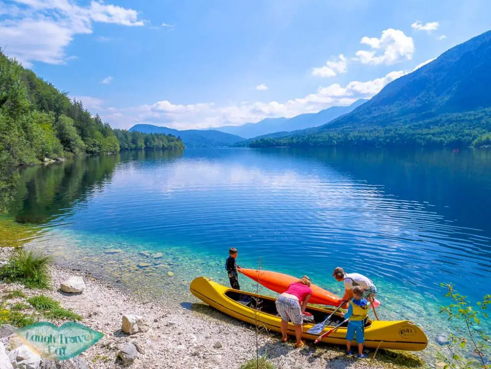 west bank of Lake Bohinj, Bohinj region, Slovenia - Laugh Travel Eat