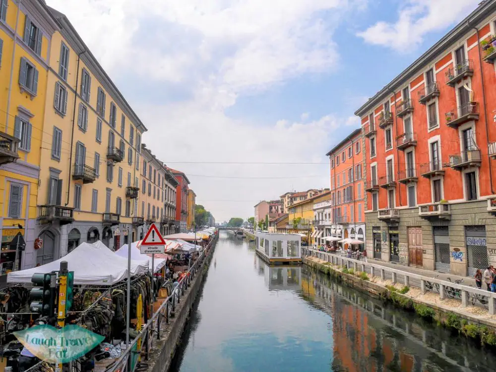 Naviglia Grande, Milan, Italy - Laugh Travel Eat