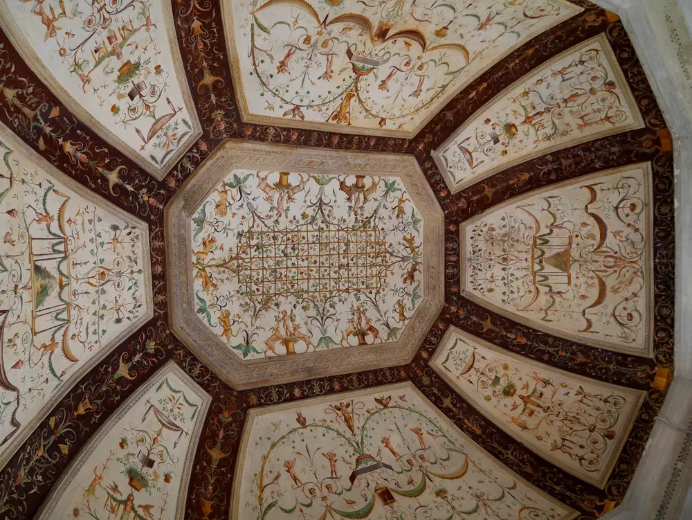 Ceiling of the external wing, Palazzo Te, Mantua, Italy | Laugh Travel Eat