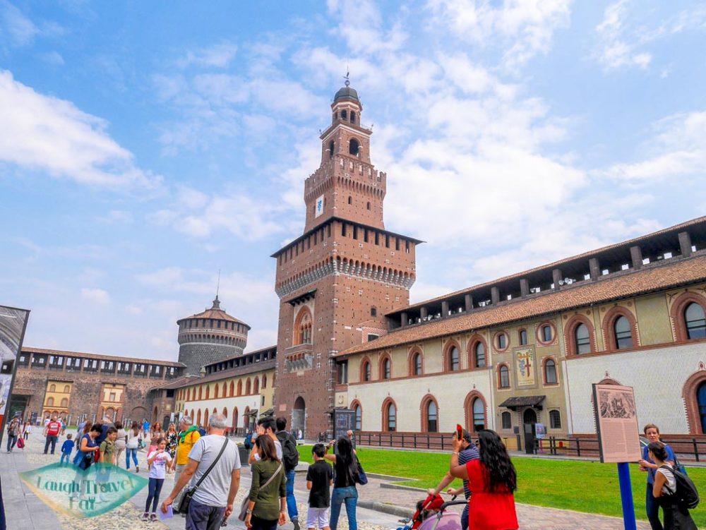 Sforza Castle, Milan, Italy - laugh travel eat