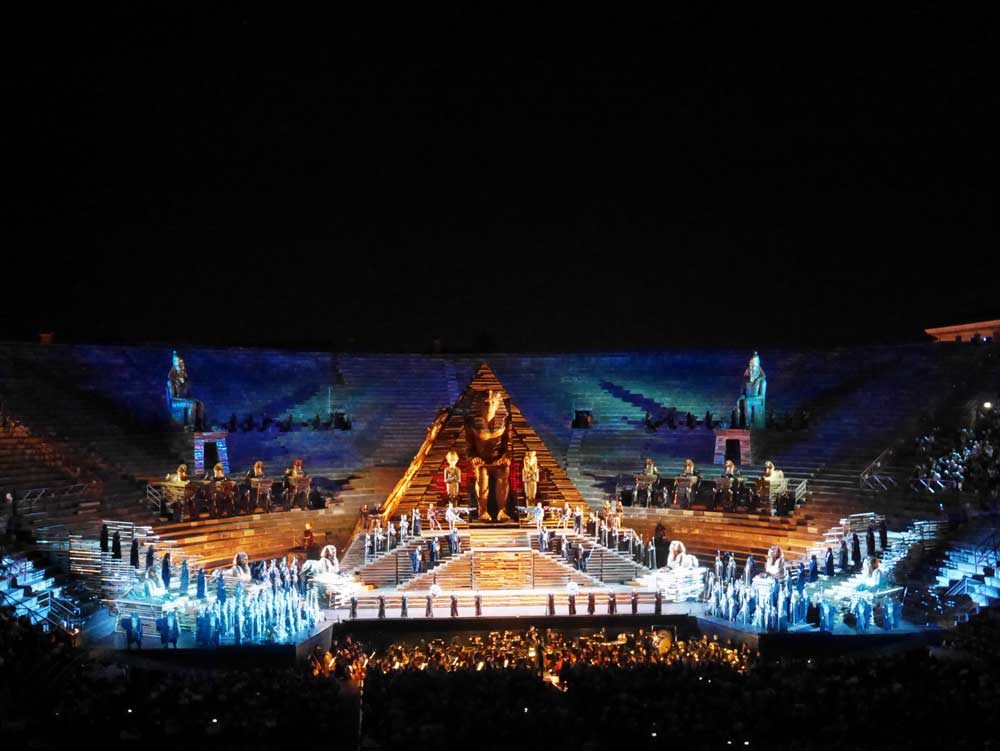 Aida Opera, Verona Opera Festival, Verona Arena, Italy | Laugh Travel Eat