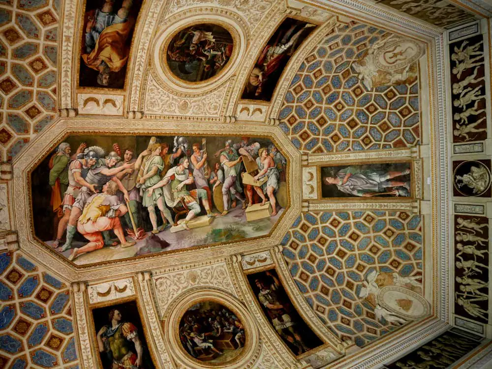 Chamber of the Rulers, Palazzo Te, Mantua, Italy | Laugh Travel Eat