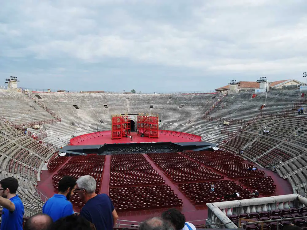 Verona Arena Detailed Seating Chart